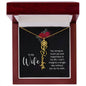 To My Wife Personalized Birth Name Necklace