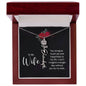 To My Wife Personalized Birth Name Necklace