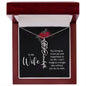 To My Wife Personalized Birth Name Necklace