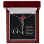 To My Wife Personalized Birth Name Necklace