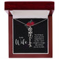To My Wife Personalized Birth Name Necklace