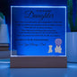 To MY Beautiful Daughter Acrylic Plaque | Gift From Dad To Daughter