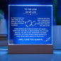 Eternal Love and Light: Acrylic Plaque