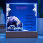 "To My Precious Daughter" Acrylic Plaque - A Heartfelt Keepsake from Dad