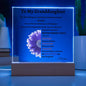 To My Granddaughter | Square Acrylic Plaque