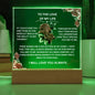 To the Love of My Life - Acrylic Plaque with Roses – Romantic Gift for Special Occasions