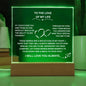 Eternal Love and Light: Acrylic Plaque