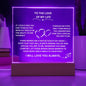 Eternal Love and Light: Acrylic Plaque