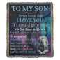 "To My Son" Blanket – Heartfelt Gift from Mom