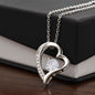 Daughter Gift, " Never Forget That I Love You" Forever Love Necklace