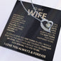 "Forever Love Necklace - To My Wife" - A Symbol of Unbreakable Love