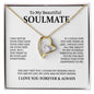 To My Beautiful Soulmate Forever Love Necklace