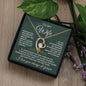 "Forever Love Necklace - To My Wife" - A Symbol of Enduring Love
