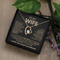 "Forever Love Necklace - To My Wife" - A Symbol of Unbreakable Love
