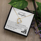 To My Beautiful Daughter Forever Love Necklace