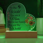 Mom , You Are the World To Our Family, Heat Acrylic Plaque | Gift For Mom