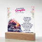 "To My Precious Daughter" Acrylic Plaque - A Heartfelt Keepsake from Dad