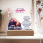 "To My Precious Daughter" Acrylic Plaque - A Heartfelt Keepsake from Dad