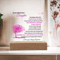To My Daughter | Square Acrylic Plate