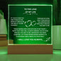 Eternal Love and Light: Acrylic Plaque