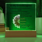 To My Granddaughter | Square Acrylic Plaque