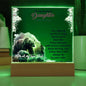 "To My Precious Daughter" Acrylic Plaque - A Heartfelt Keepsake from Dad