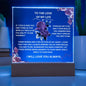 To the Love of My Life - Acrylic Plaque with Roses – Romantic Gift for Special Occasions