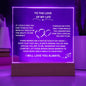Eternal Love and Light: Acrylic Plaque