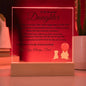 To MY Beautiful Daughter Acrylic Plaque | Gift From Dad To Daughter