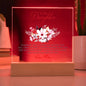 "To My Daughter" Acrylic Plaque - A Lasting Message of Love from Mom