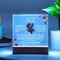 To the Love of My Life - Acrylic Plaque with Roses – Romantic Gift for Special Occasions
