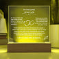 Eternal Love and Light: Acrylic Plaque