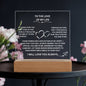 Eternal Love and Light: Acrylic Plaque