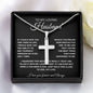 To My Husband | Cross Necklace