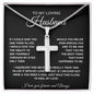 To My Husband | Cross Necklace