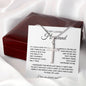 To My Husband | Cross Necklace
