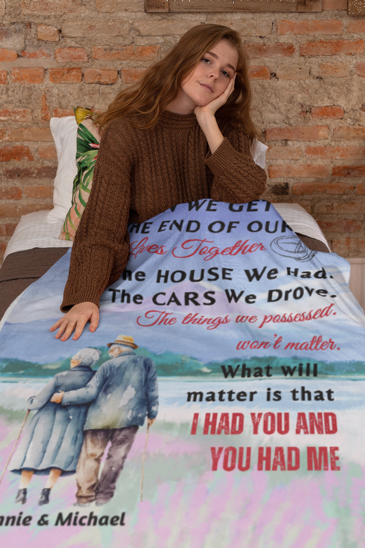 Personalized Together Forever Blanket – A Tribute to Lasting Love