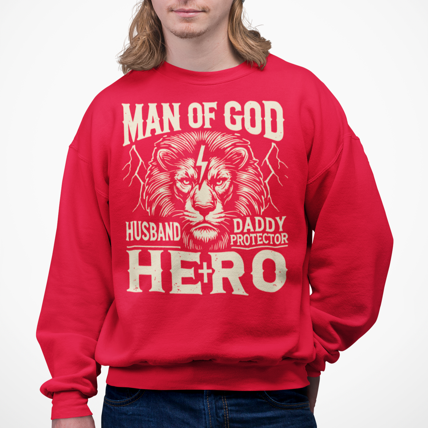 Man Of God Pullover Sweatshirt