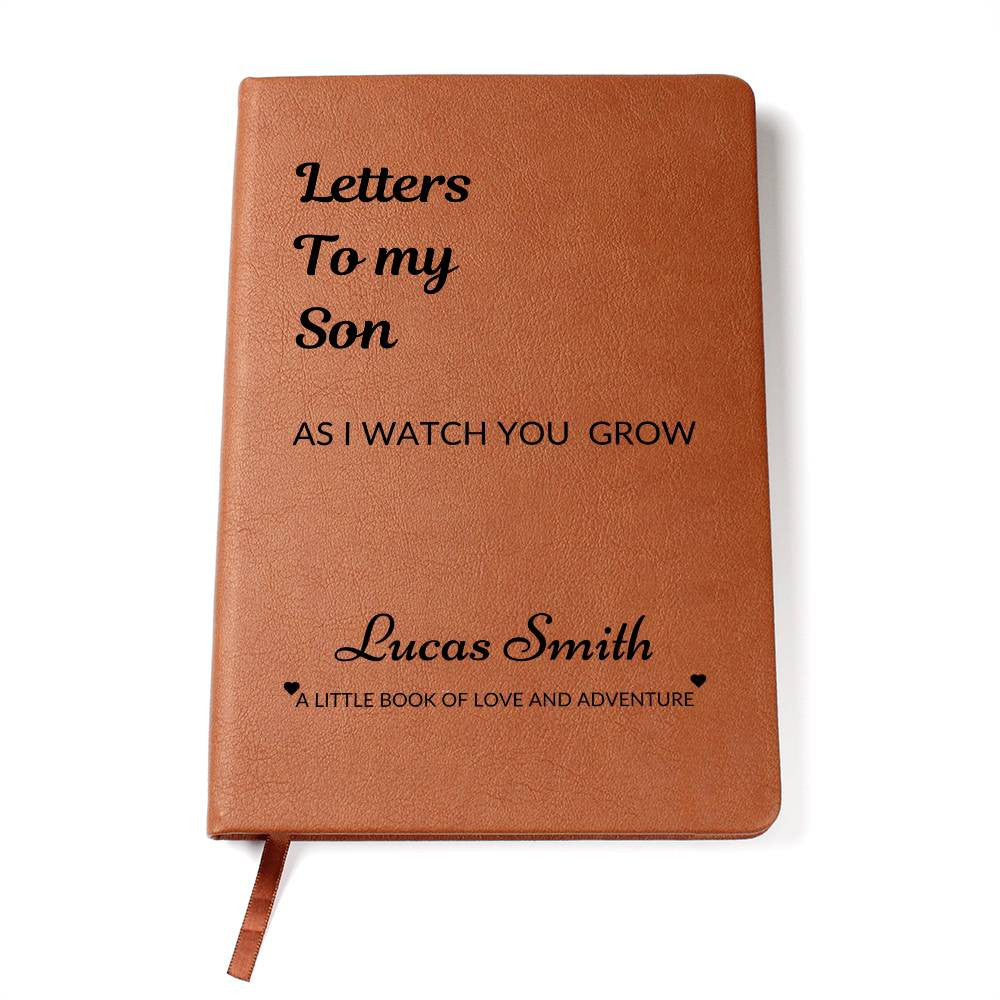 "Letters to My Son" Personalized Journal – A Timeless Keepsake of Love