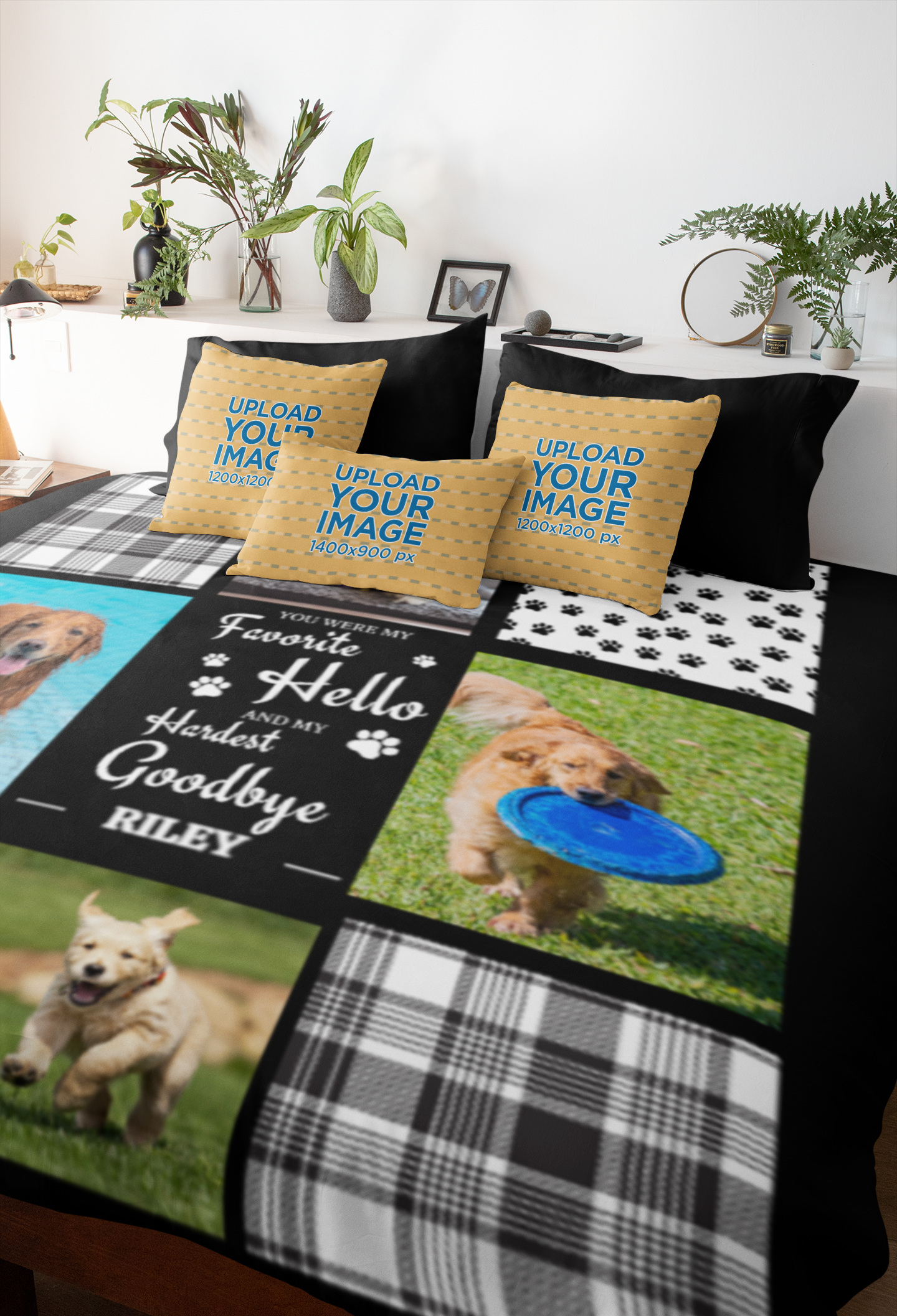 Custom Photo You Were My Favorite Hello And My Hardest Goodbye - Memorial Personalized Custom Blanket - Sympathy Gift For Pet Owners, Pet Lovers