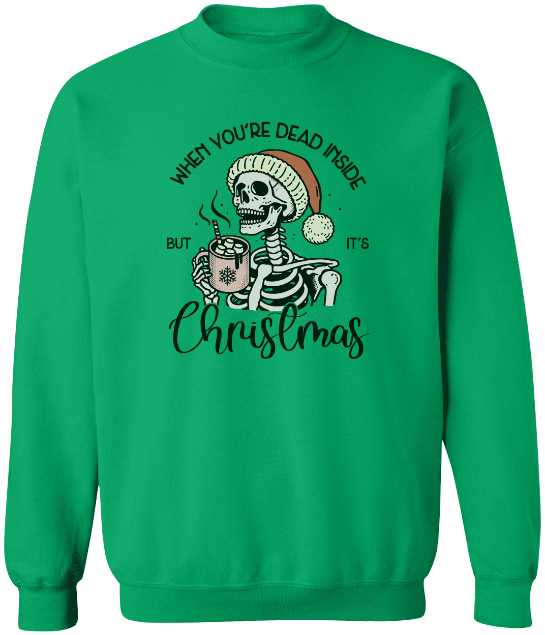 Funny Sarcastic Skeleton Christmas T-Shirts – Spooky Holiday Humor!