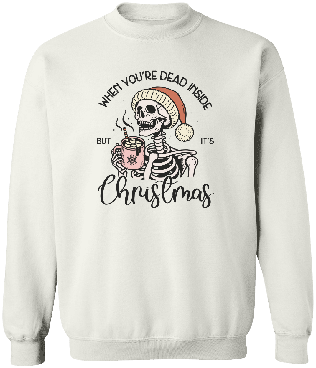 Funny Sarcastic Skeleton Christmas T-Shirts – Spooky Holiday Humor!