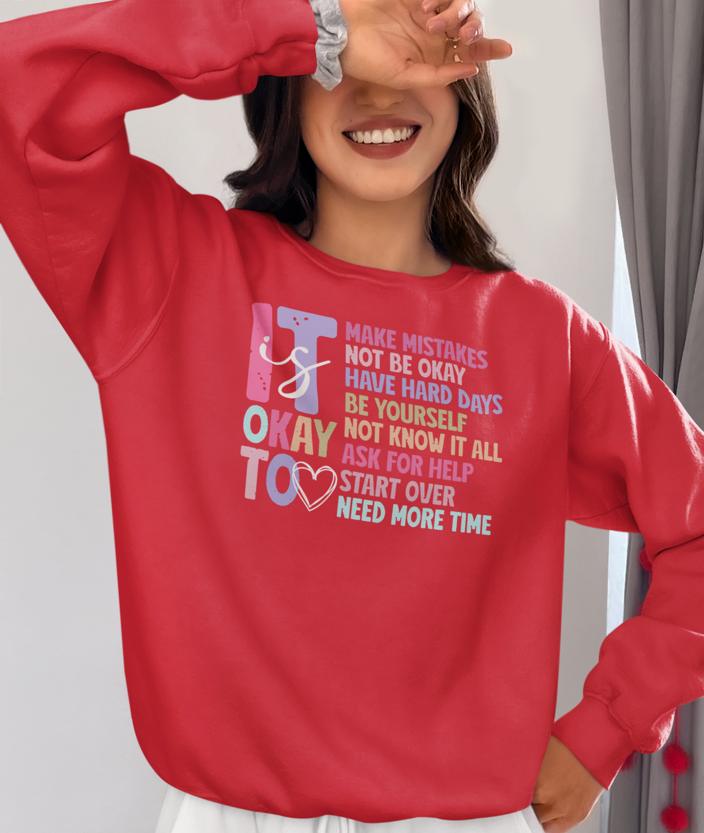 It is Okay to Make Mistakes Inspirational T-Shirt| Sweatshirt| Hoodie
