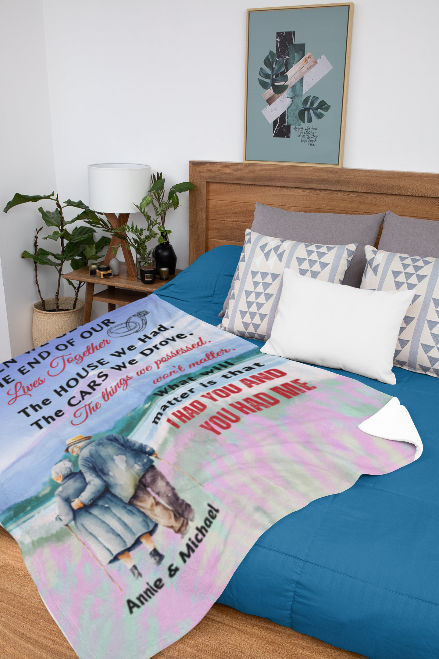 Personalized Together Forever Blanket – A Tribute to Lasting Love