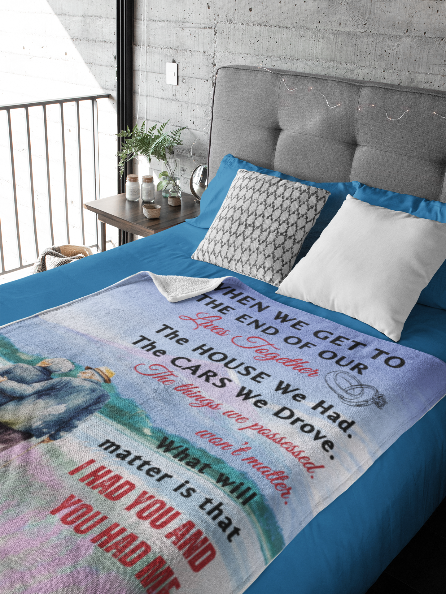 Personalized Together Forever Blanket – A Tribute to Lasting Love