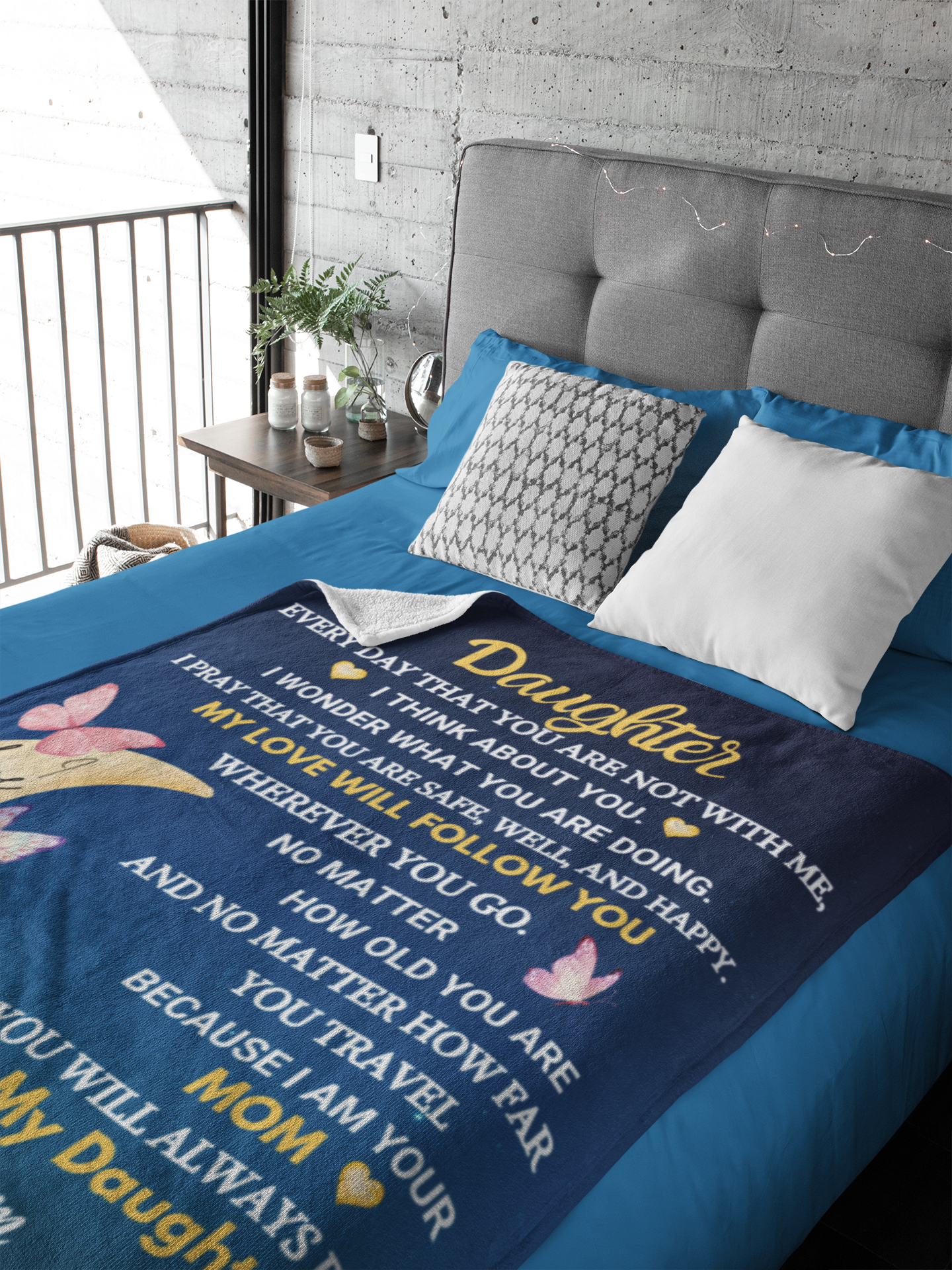 To My Daughter Blanket – A Gift of Love and Comfort from Mom to Daughter