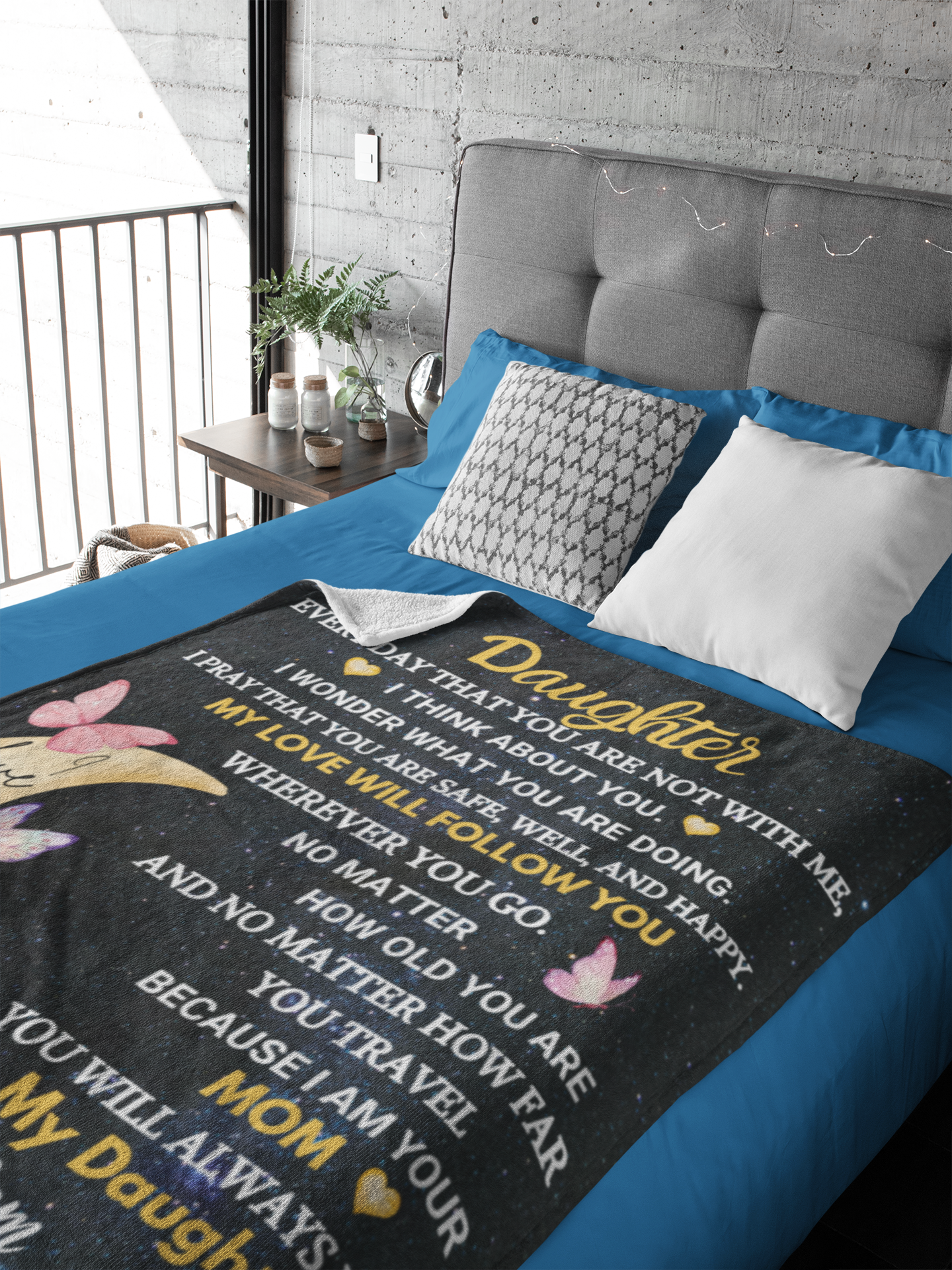 To My Daughter Blanket – A Gift of Love and Comfort from Mom to Daughter