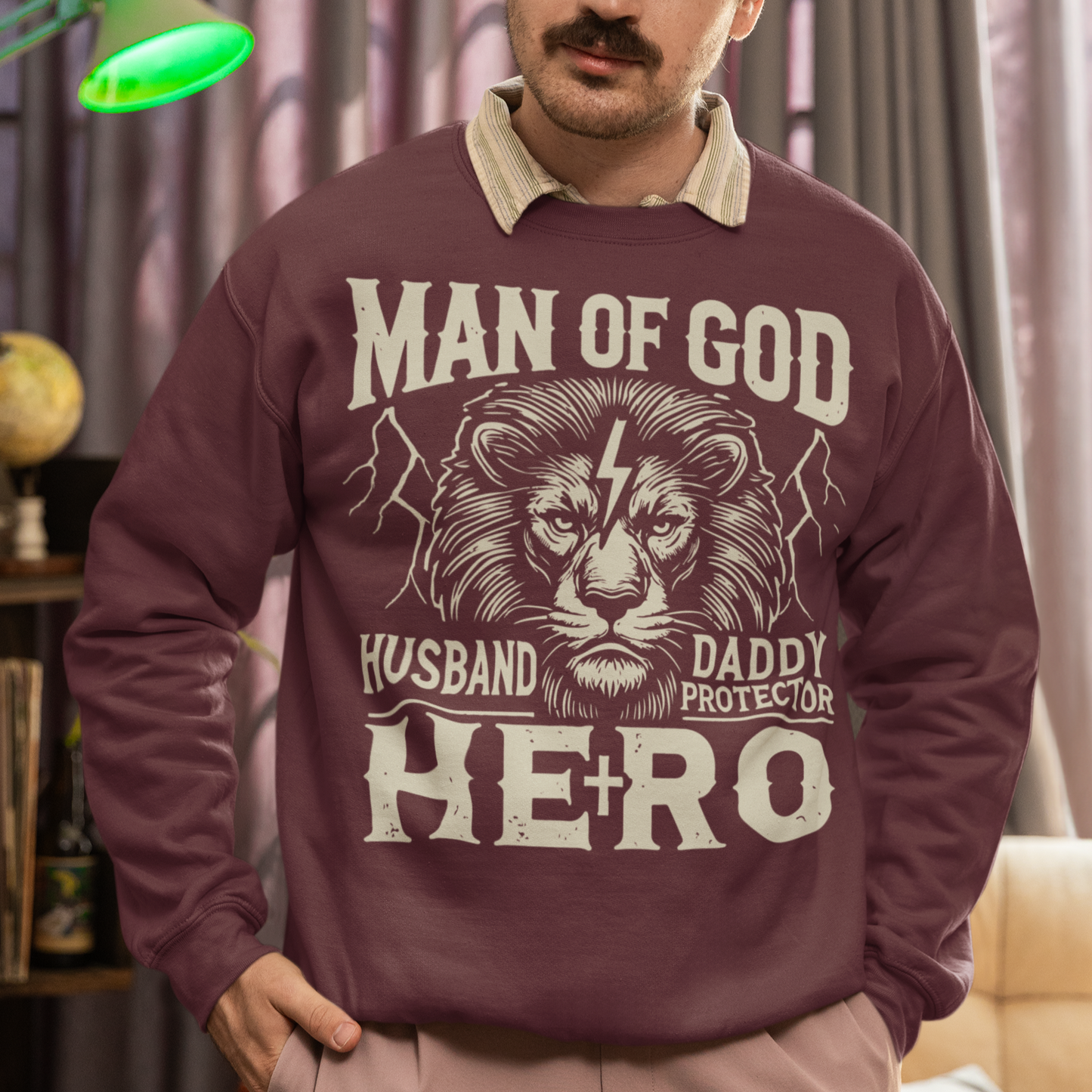 Man Of God Pullover Sweatshirt