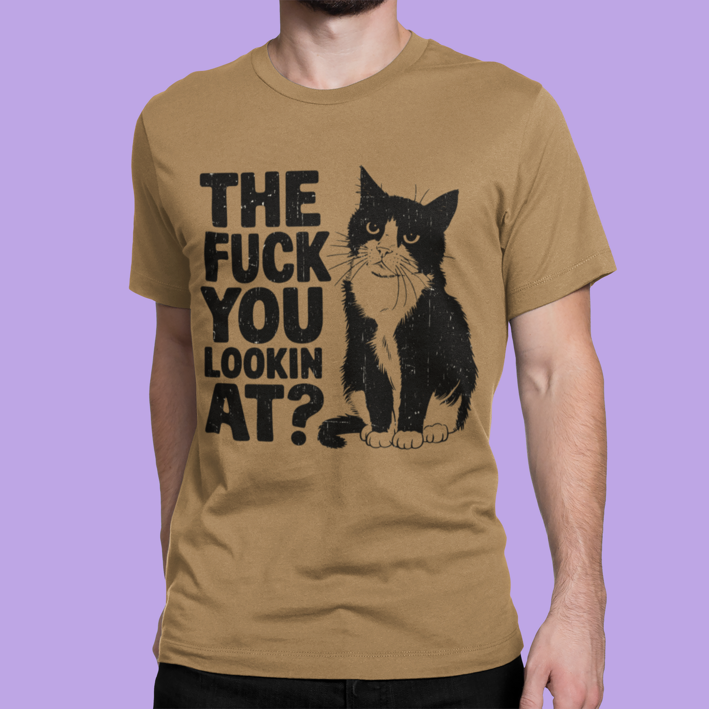 The Fuck You Lookin' At Unisex T-Shirt – Bold Sarcasm, Everyday Comfort