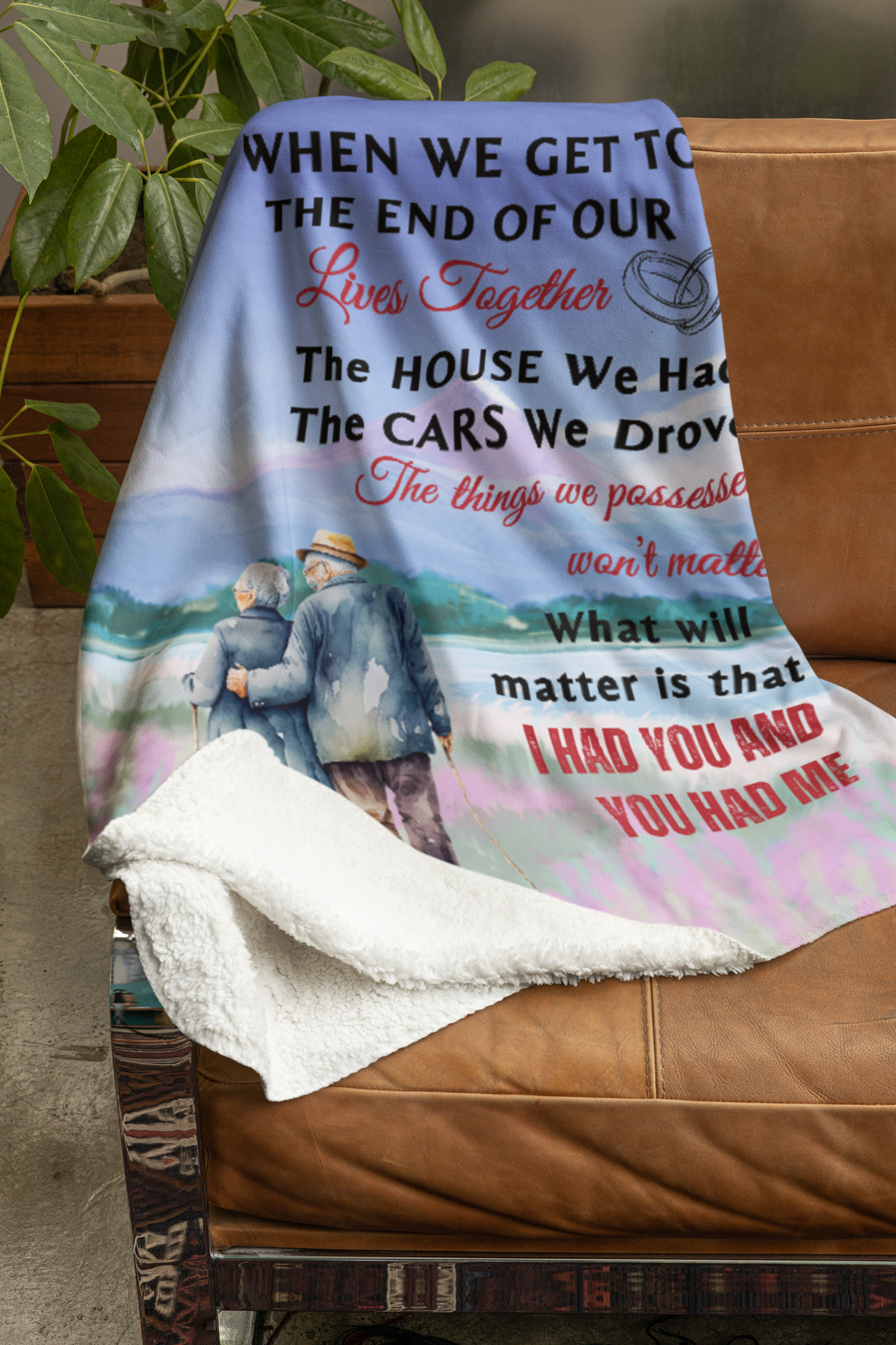 Personalized Together Forever Blanket – A Tribute to Lasting Love